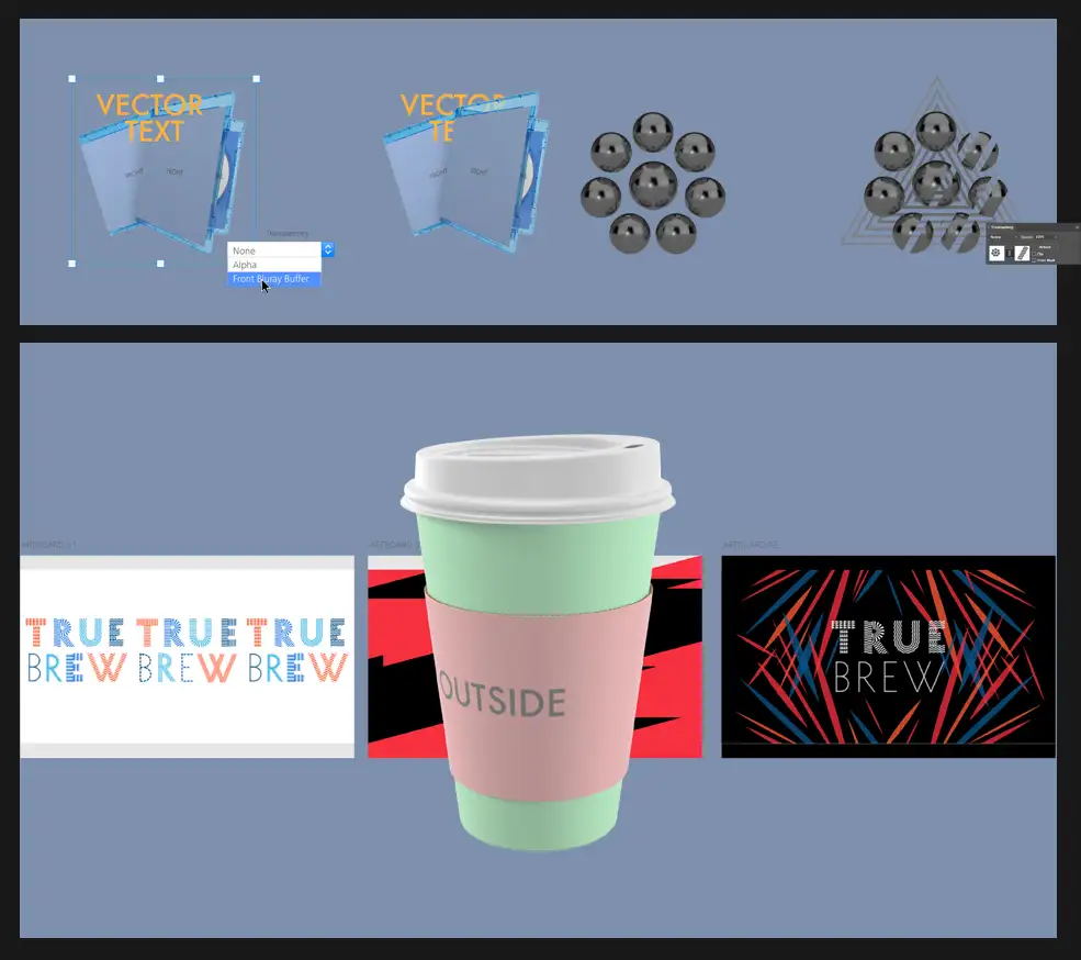 C4D模型转AI矢量图形插件 MAXON Cineware for Adobe Illustrator