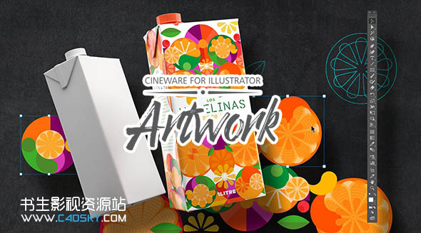 设计师的福音，MAXON Cineware for Adobe Illustrator插件+视频教程 free下载 - C4D之家 - Cineware for Illustrator.jpg