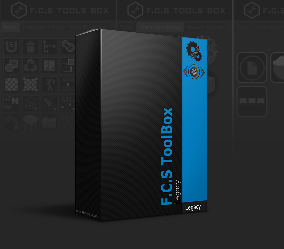C4D游戏开发及布景开发工具盒 FCS Tools Box Pc/Mac Patch - C4D之家 - New-FieldCreators_ToolBox_ProductBox.jpg
