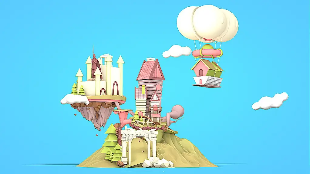 卡通城堡C4D模型 Cartoon Castle - C4D之家 - 屏幕快照 2017-10-20 00.06.16.jpg