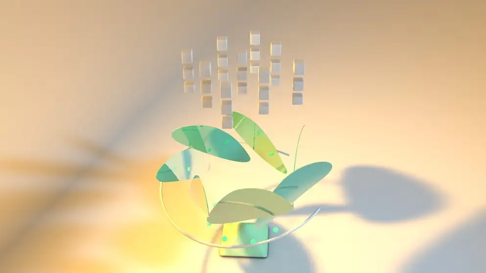 C4D花瓣旋转动画工程文件Petal rotation animation