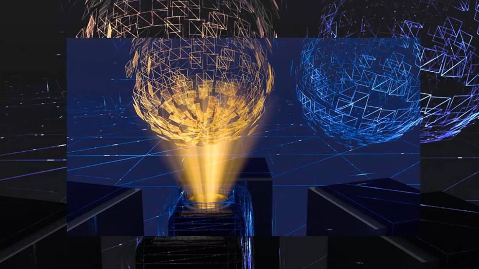 C4D使用redshift渲染器制作全息效果（含工程文件）