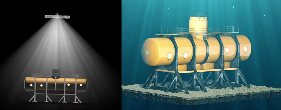 Cinema 4D创建海底体积射线教程 Create Underwater Volumetric God Rays Tutorial