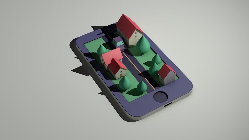 C4D 优步Uber打车宣传动画工程文件