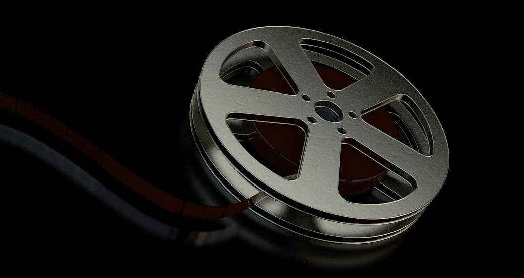 电影胶片卷轴C4D模型 Film Spool