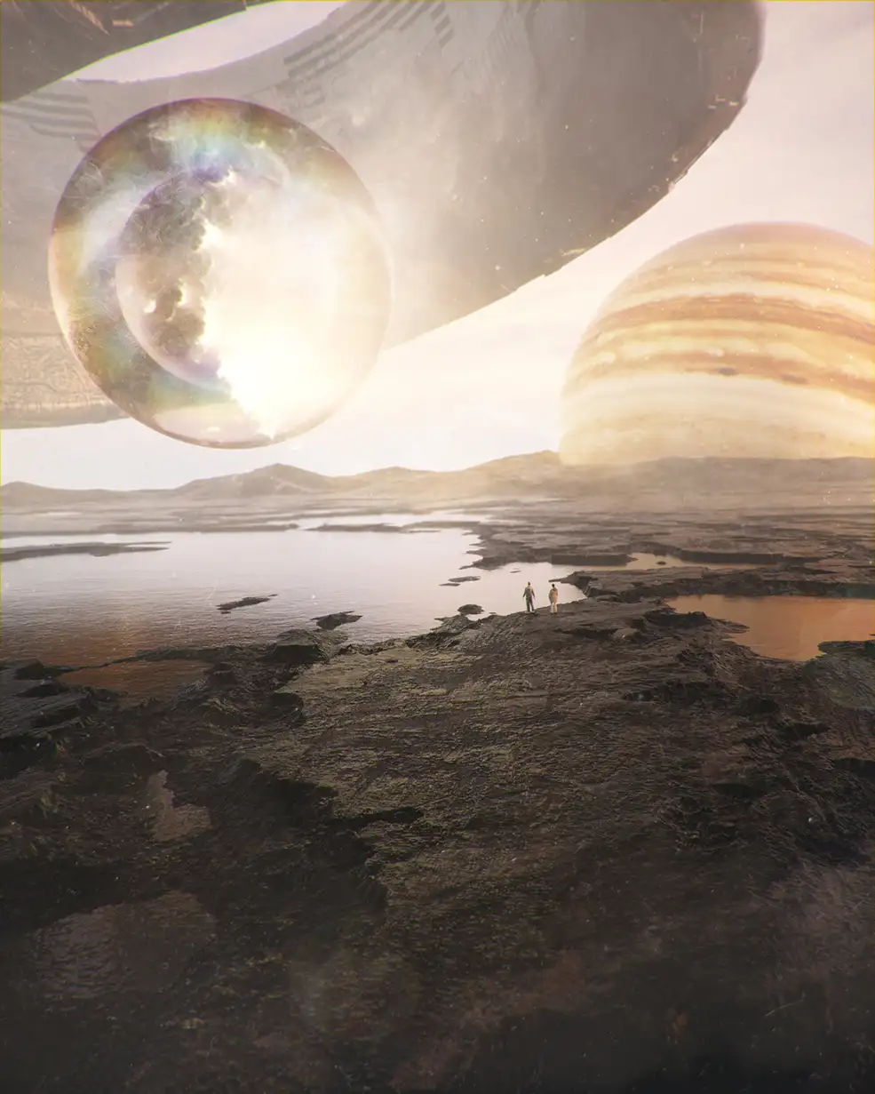 C4D实用工程第479季：外星球上看日落C4D工程C4D Project[Cinema4D - Octane]