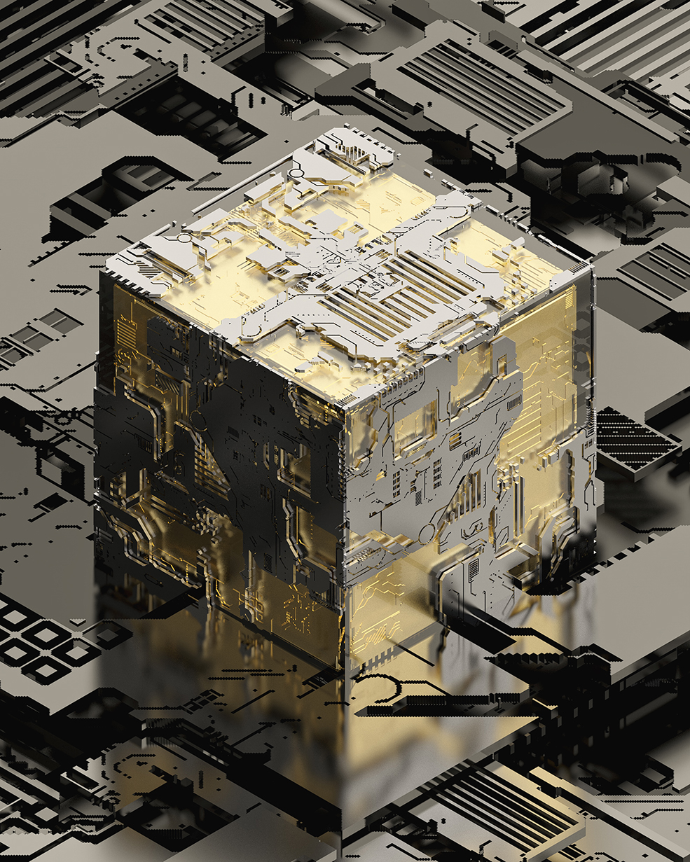 C4D实用工程第481季：科技方块C4D工程C4D Project