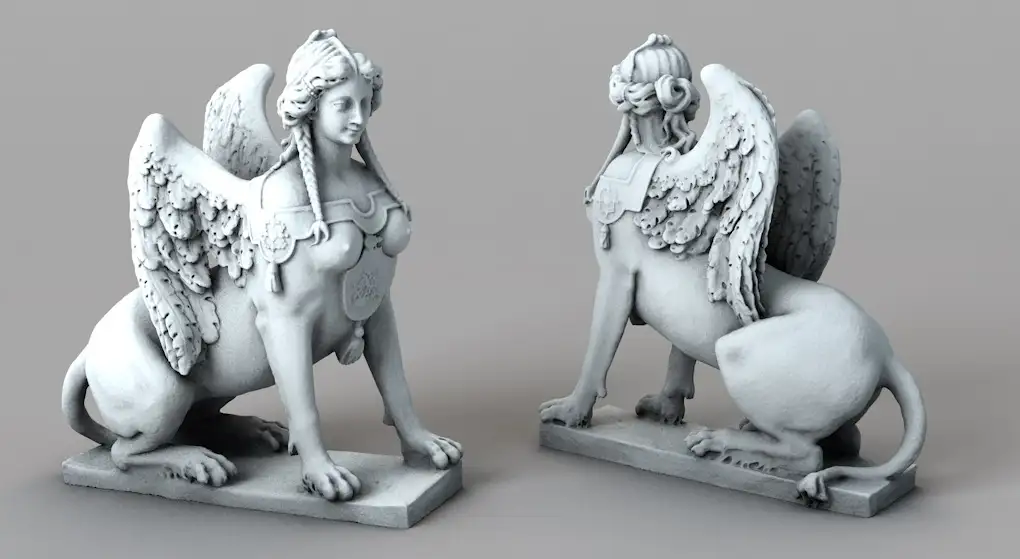 长翅膀的狮身人面雕塑C4D模型 Sphinx 3d model - C4D之家 - 屏幕快照 2017-10-31 22.47.29.jpg