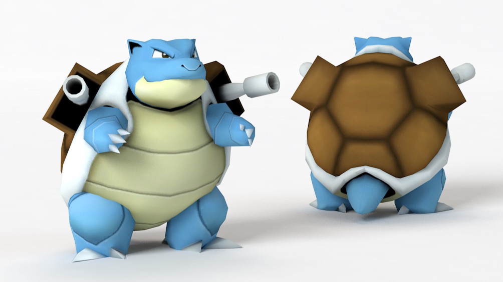 卡通乌龟 身背火箭筒的小海龟 水箭龟C4D模型 Blastoise - C4D之家 - cinema4d_ 2017-11-03 17.36.56.jpg