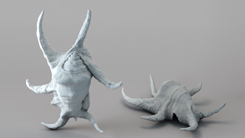 海螺 水字螺C4D模型 Harpago Chiragra