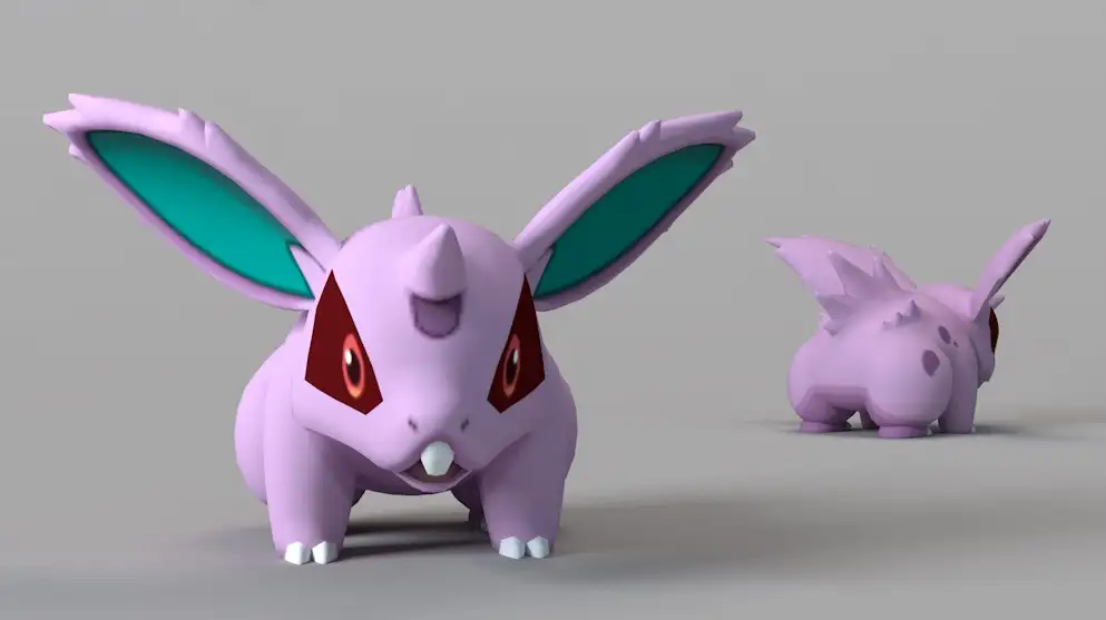 口袋妖怪卡通动物精灵C4D模型 NidoranM - C4D之家 - 屏幕快照 2017-11-06 23.15.28.jpg