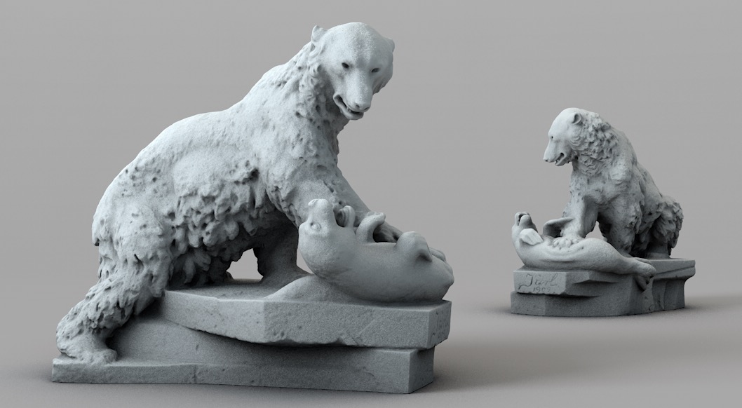 大粽熊与幼崽雕塑 母熊与小熊雕塑C4D模型 Bear sculpture - C4D之家 - 屏幕快照 2017-11-13 21.14.55.jpg