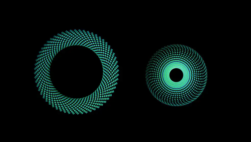 C4D环状圆点变换动画工程文件 Collido C4D Project