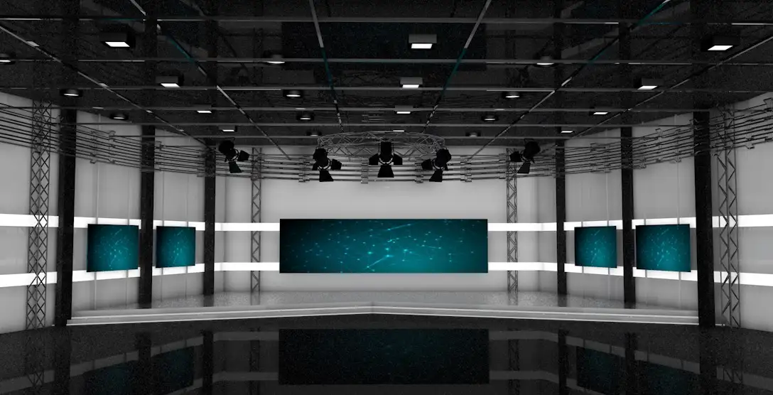 会展空间 展厅C4D模型 The exhibition hall