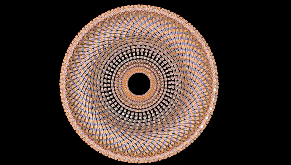 C4D方柱汇聚的圆环变换动画工程文件 Collido cube C4D Project