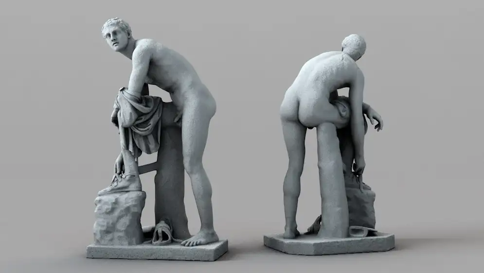 裸体的穿鞋的男性雕塑C4D模型 Men's shoes sculpture - C4D之家 - 屏幕快照 2017-11-17 22.54.29.jpg