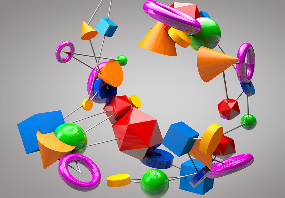 C4D对象跟踪动画 模型元素连线动画工程文件 Tracer Object in Cinema 4D