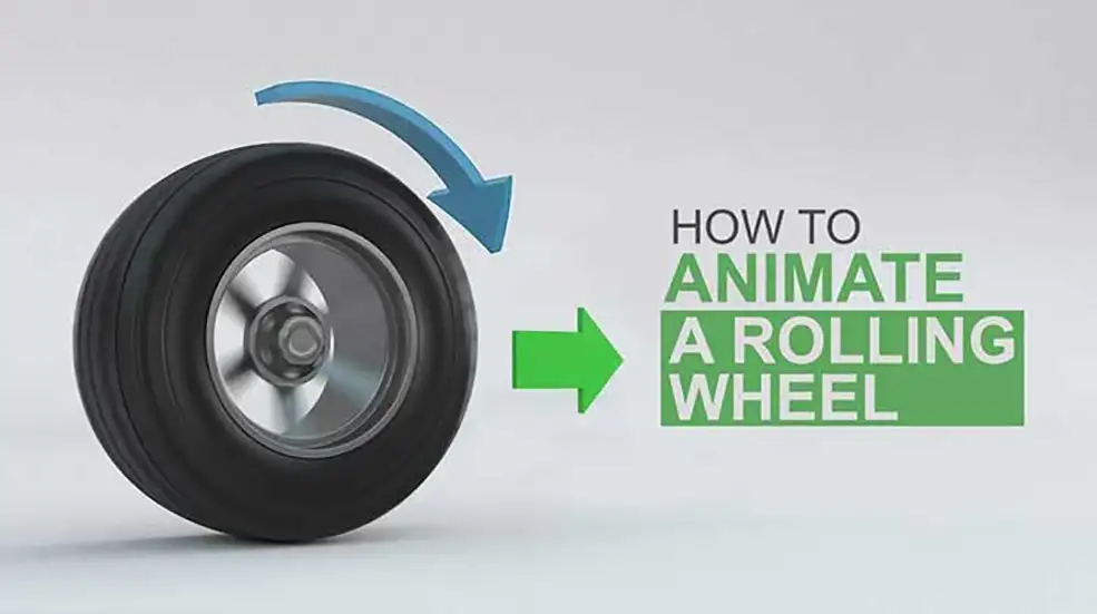 C4D轮胎旋转动画教程 The Fundamentals of Animating a Rolling wheel in C4D