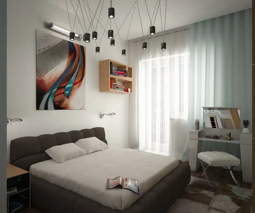 酒店客房 卧室C4D模型 Bedroom 3d model - C4D之家 - Room_0002.jpg