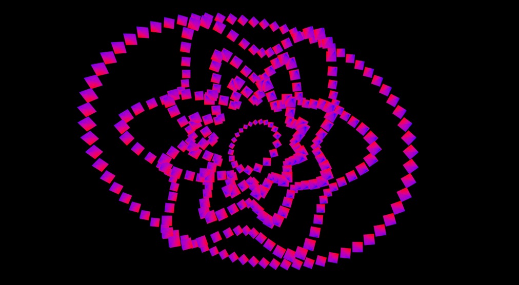 C4D圆球花环变换动画工程文件 jewel C4D Project