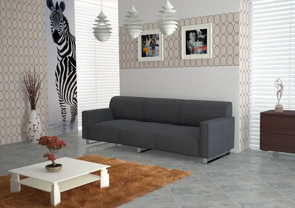 时尚客厅C4D模型（VRAY） Fashion living room