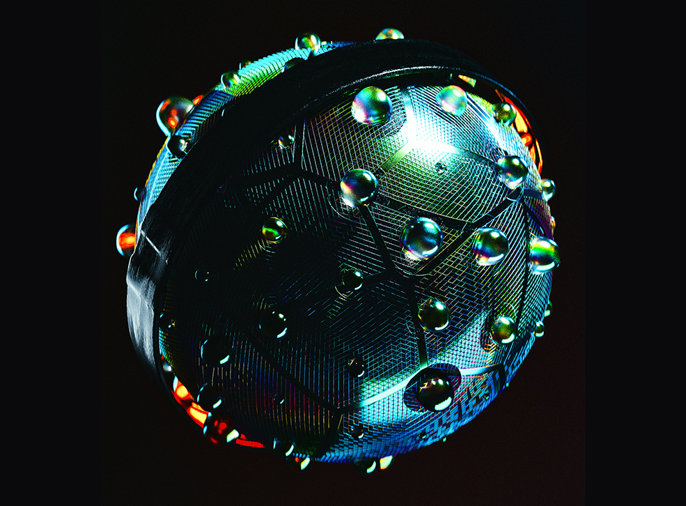 C4D实用工程第512季：科幻原子能量圆球C4D模型C4D工程C4D Project[Cinema4D - Octane]