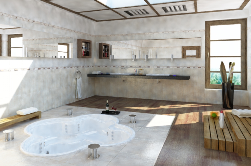 C4D室内模型：浴室 卫生间模型渲染 large bathroom 3d model - C4D之家 - archinteriors1_007_draft.jpg