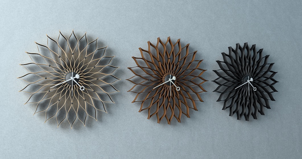 创意装饰时钟 维特拉(Vitra)葵花时钟C4D模型 Vitra Sunflower Clock - C4D之家 - cinema4d_ 2017-12-02 14.41.01.jpg