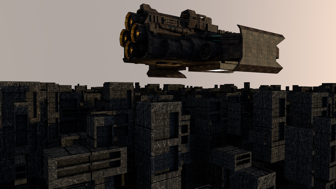 飞船模型作品 - C4D之家 - 飞船.jpg