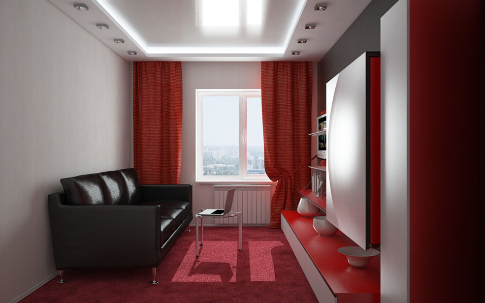 C4D室内渲染模型：红色风格的小客厅C4D渲染模型 A living room - C4D之家 - SP-1-08-14-15-(5).jpg