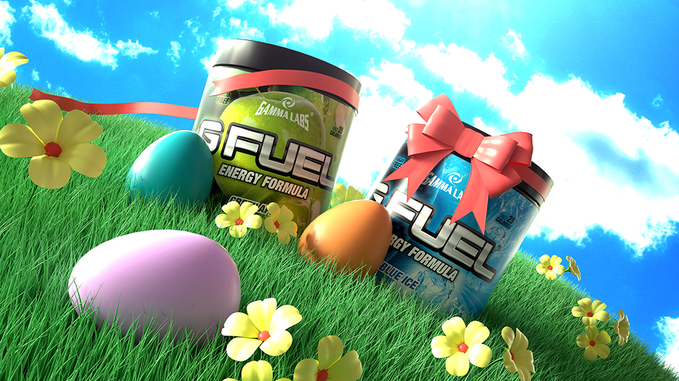 C4D Octane Render罐装奶粉广告模型