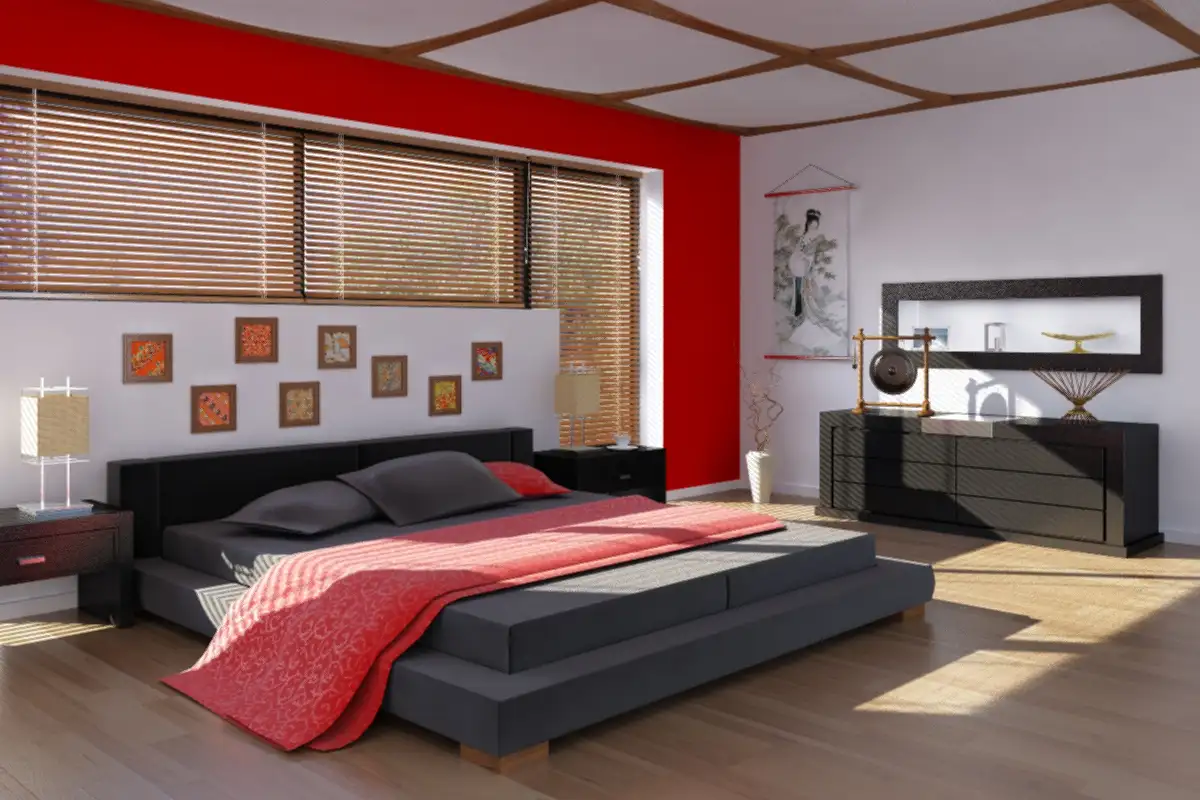 C4D室内模型：卧室渲染模型 bedroom east 3d model