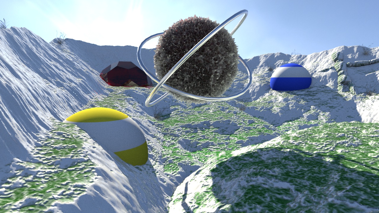 Redshift雪地场景创建 - C4D之家 - mine.jpg