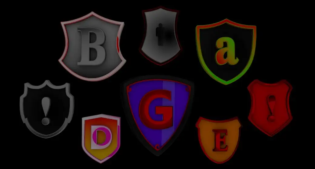 8组C4D盾牌图标动画工程文件 Shield Icon