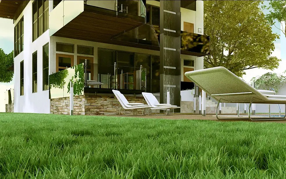C4D VRAY别墅渲染模型 Villa 3d model