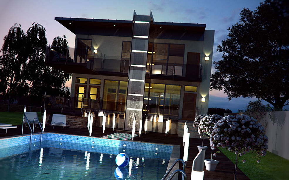 C4D VRAY别墅渲染模型 Villa 3d model - C4D之家 - 3.jpg