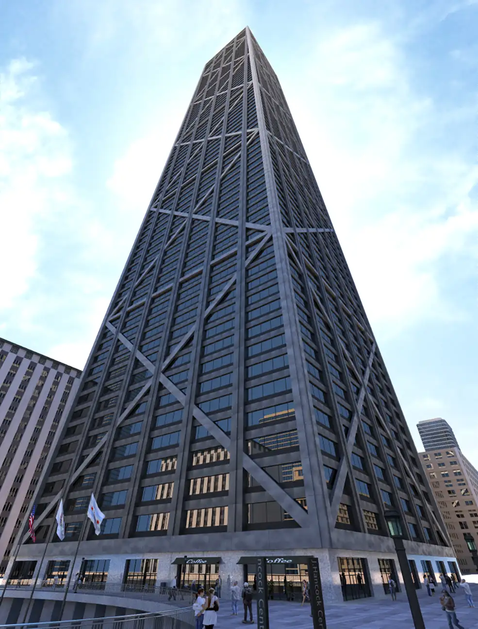 C4D室外模型：城市商业区 高楼大厦渲染模型 Many-storied buildings - C4D之家 - Archexteriors5_010.jpg
