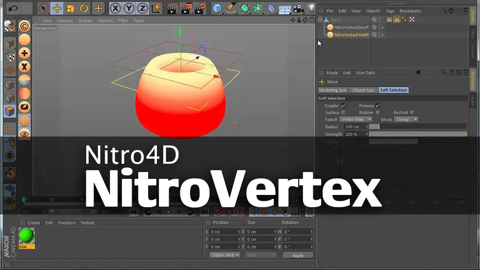 C4D顶点映射插件 Nitro4D NitroVertex v1.1 For Cinema 4D R15-R19 Win/Mac和谐版
