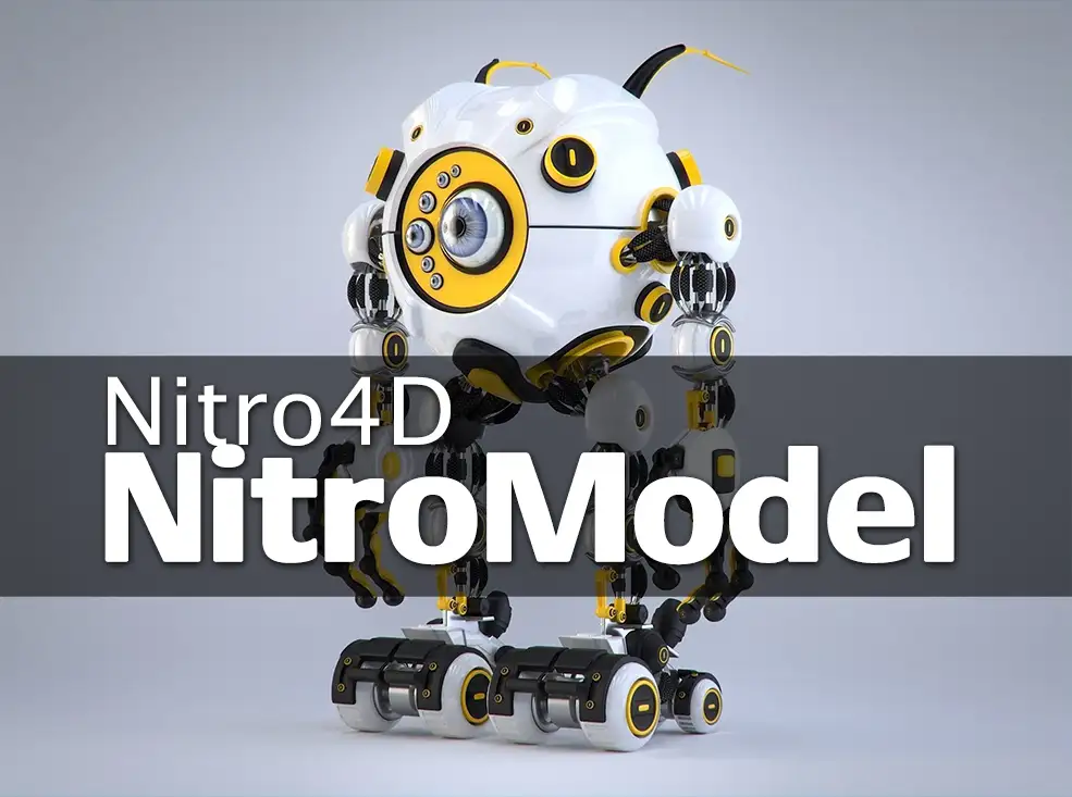C4D绘制模型建模插件 Nitro4D NitroModel v1.0.1 For Cinema 4D R13-R16 Win/Mac
