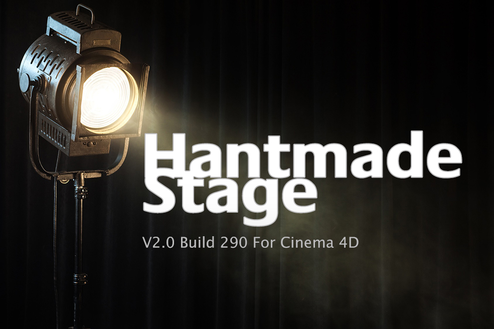C4D舞台灯光探照灯插件预设 Hantmade Stage V2.0 Build 290 For Cinema 4D