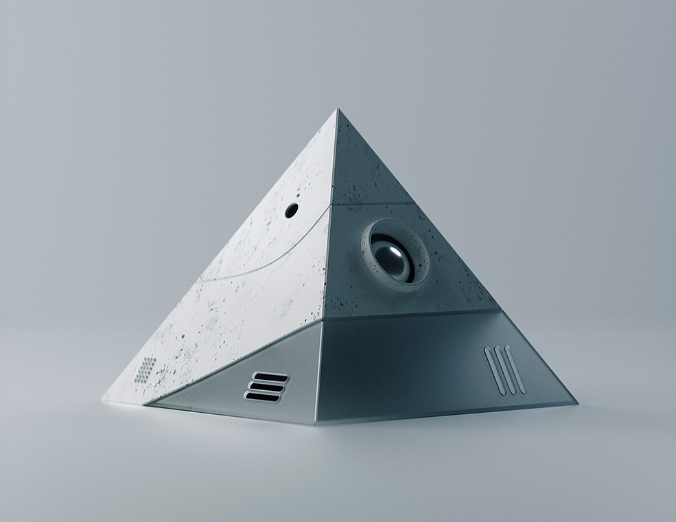 C4D实用工程第540季：科幻金属棱形模型C4D工程 C4D Project[Cinema4D - Octane]