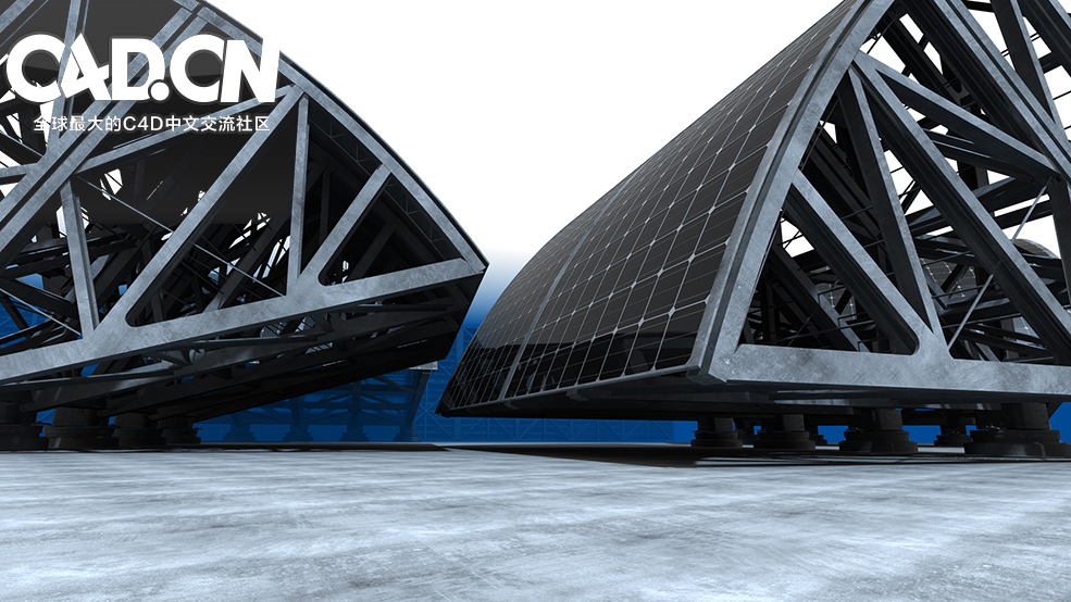 C4D汽车背景 汽车环境 汽车场景模型 创意场景渲染模型 Automobile environment - C4D之家 - 04scene.jpg