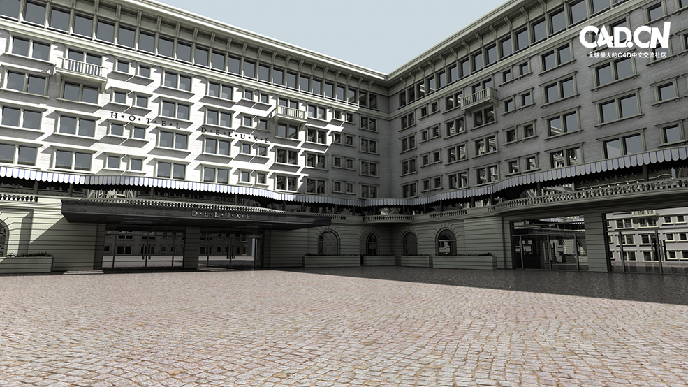 C4D汽车背景 汽车环境 汽车场景模型 创意场景渲染模型 Automobile environment - C4D之家 - 06scene.jpg