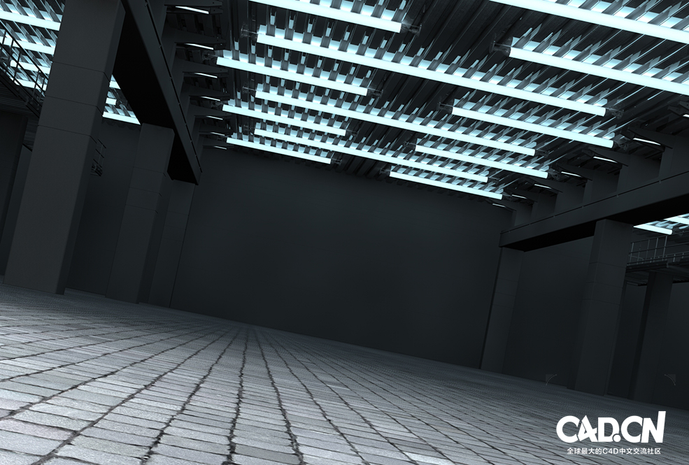 C4D汽车背景 汽车环境 汽车场景模型 地下车库 停车场模型 Automobile environment - C4D之家 - 09scene.jpg