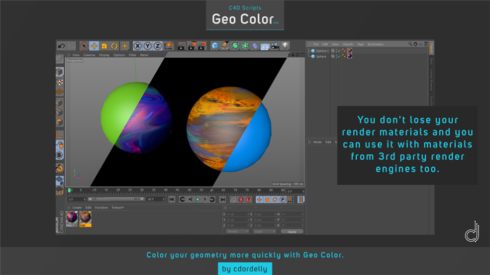 C4D快速添加色彩脚本 Geo Color - Scripts Package v1.0 - C4D之家 - 06.jpg