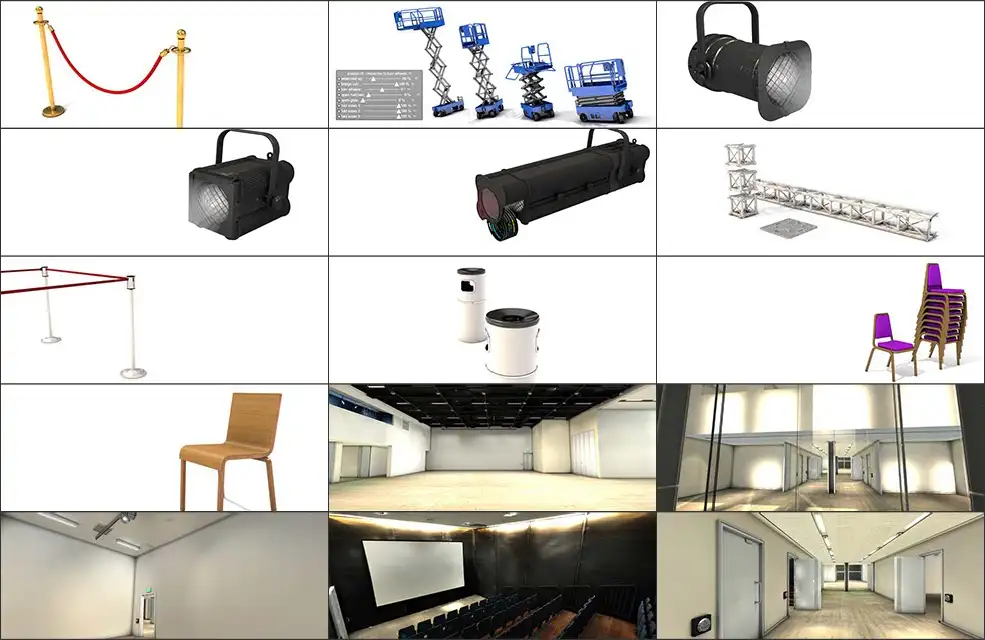 50个C4D会议会场模型预设合集 The Pixel Lab – Events and Venues Pack For C4D - C4D之家 - 未命名-2.jpg