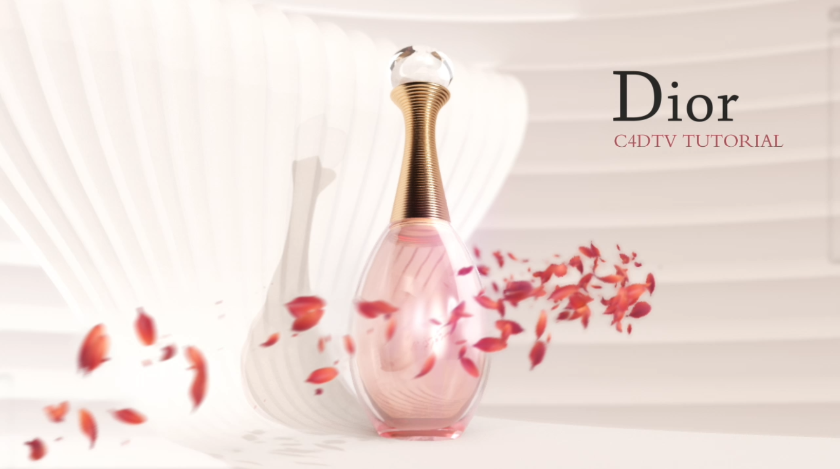 NK老师新案例 C4D+Redshift制作迪奥Dior广告