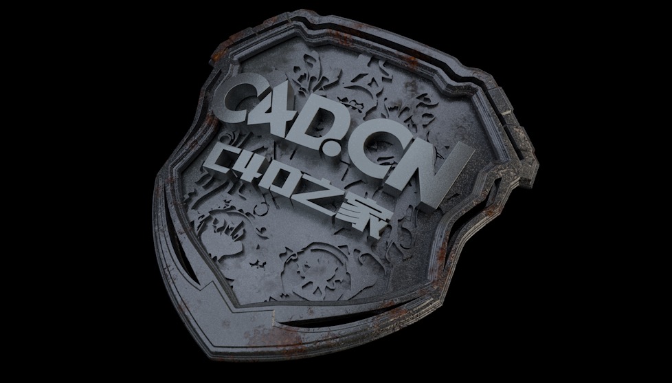 C4D金属徽标模型 Logo C4D Project - C4D之家 - 屏幕快照 2018-01-10 23.52.02.jpg