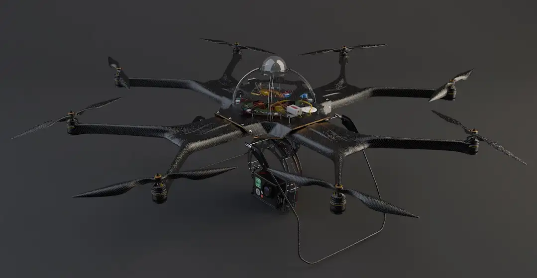 专业无人机C4D模型 unmanned aerial vehicle 3d model