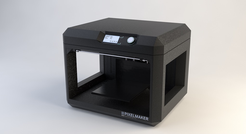 小型3D打印机C4D模型 3D Printer 3d model
